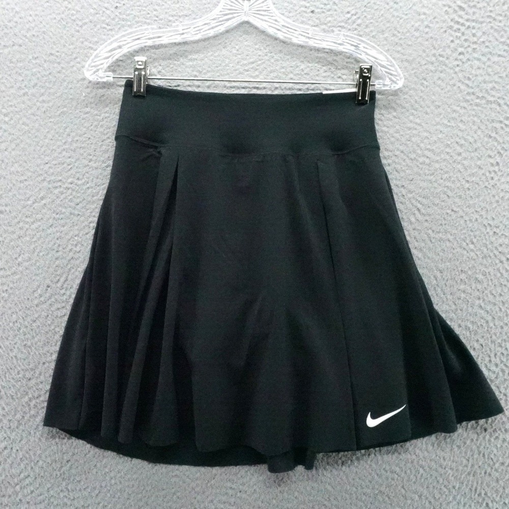 Nike Womens Dri FIT Golf Tennis Skort Size Small Black Standard Fit Pleated NEWβ